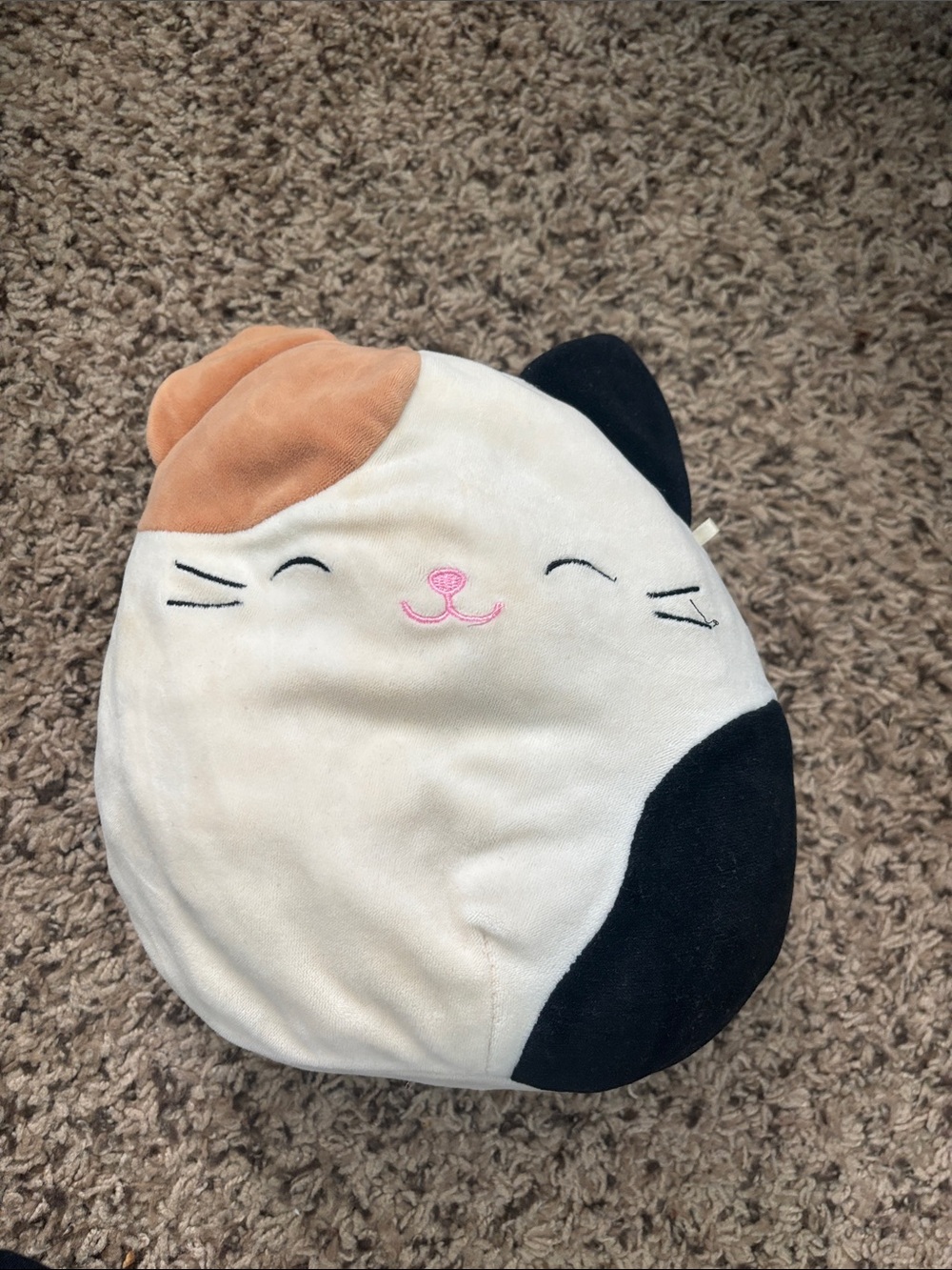 Squishmallows Calico Cat Plush - Cream, Black & Brown